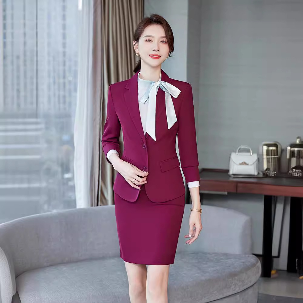 ChicShe High-end Plus Size Professional Women's Small Blazer Vest Suit Three-piece Set Medical Beauty Interview Formal Wear_voghion.com