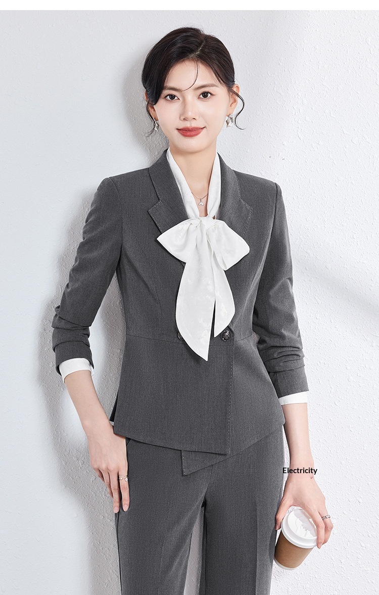 ChicShe Wholesale Autumn New Elegant Interview Management Workwear Slim Fit Manager Formal Professional Suit Set For Women_voghion.com