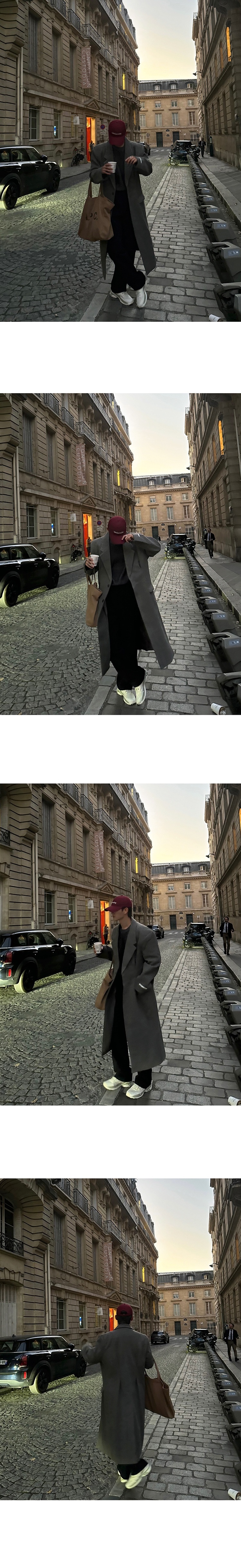 boy Boy MYQ Light Mature Mid-Length Wool For Men Winter Warm Suit Collar H-Type Woolen Trench Coat Korean Style Top_voghion.com