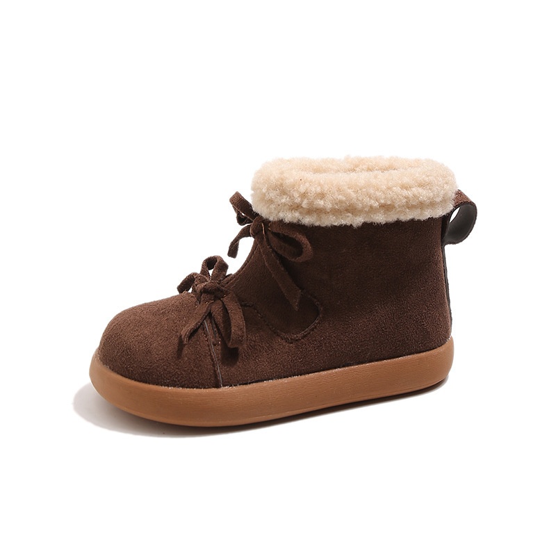 ShoeGlobe Short 2025 Inverno Novità per Bambini Ragazze Caldo Cotone Stivaletti Principessa Scarpe_voghion.com