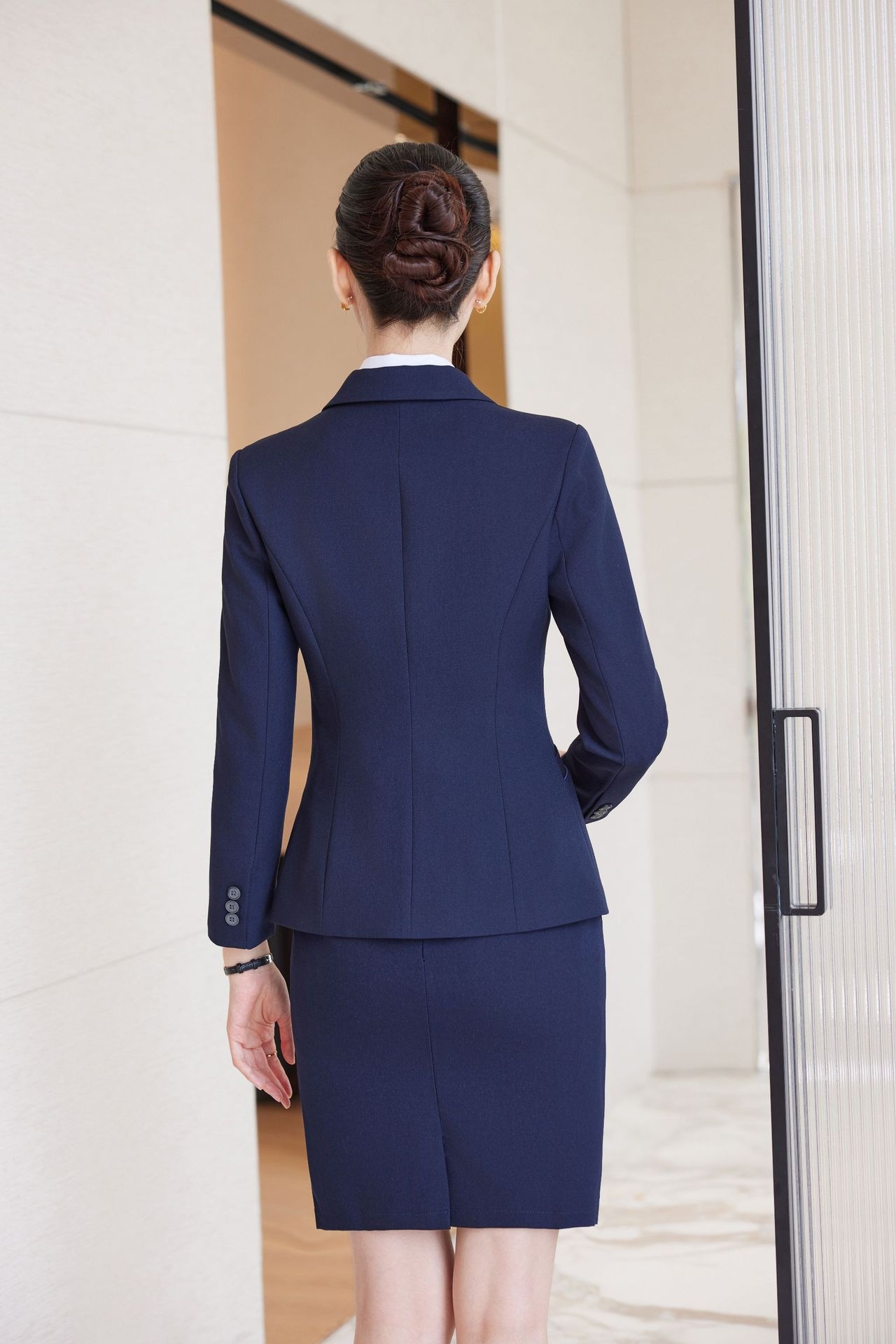 ChicShe Professional Suit Set For Women Spring And Autumn College Student Interview Formal Wear Hotel Manager Uniform Front Desk_voghion.com