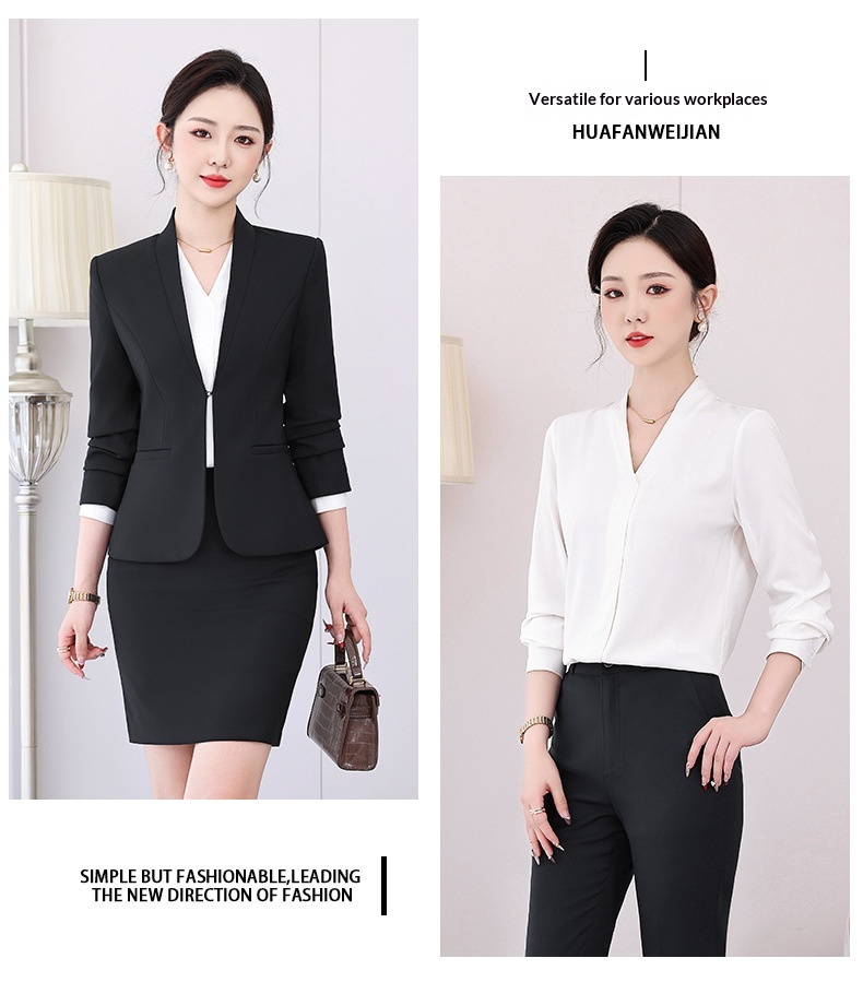 ChicShe Professional Suit Women's Formal Outfit Long Sleeve Workwear Early Autumn Elegant Goddess Style High-end 815_voghion.com