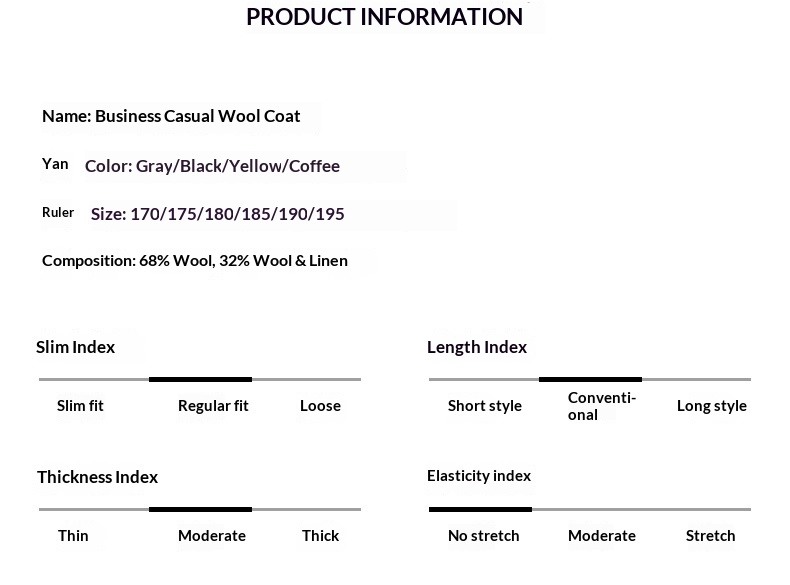 boy Boy Autumn Winter Mid-Length Slim Fit For Middle-Aged Men, Korean Style Men's Wool Trench Coat_voghion.com