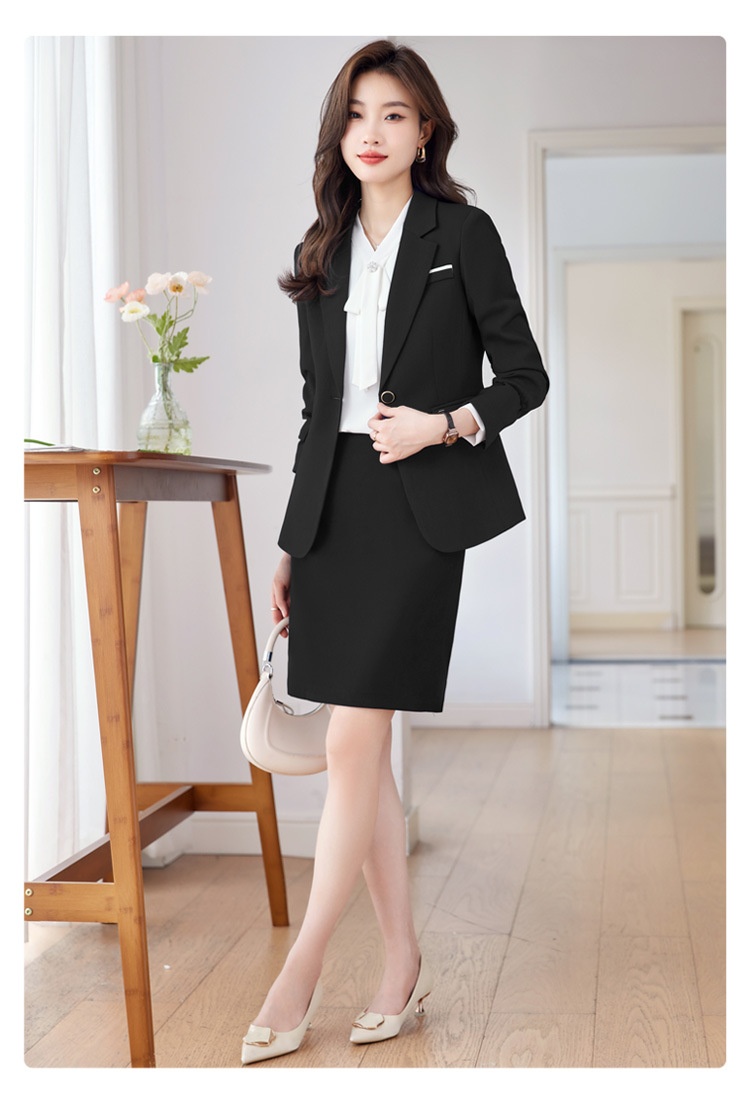 ChicShe Autumn Winter College Student Interview Professional Fashion Elegant Blazer Women's Suit Formal Workwear_voghion.com