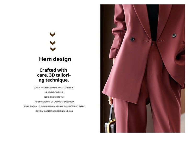 Blazer casual di alta qualità ChicShe per donna Primavera e autunno 2025 Nuovo elegante abito doppiopetto di grandi dimensioni Abbigliamento professionale_voghion.com