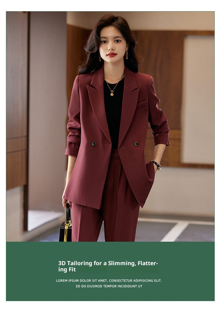 Blazer casual di alta qualità ChicShe per donna Primavera e autunno 2025 Nuovo elegante abito doppiopetto di grandi dimensioni Abbigliamento professionale_voghion.com