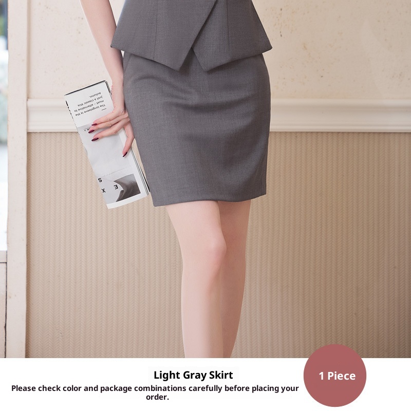 ChicShe Short Sleeve Blazer Jacket Top Women Pants Skirt Summer 2025 New Two-Piece Set Workwear_voghion.com