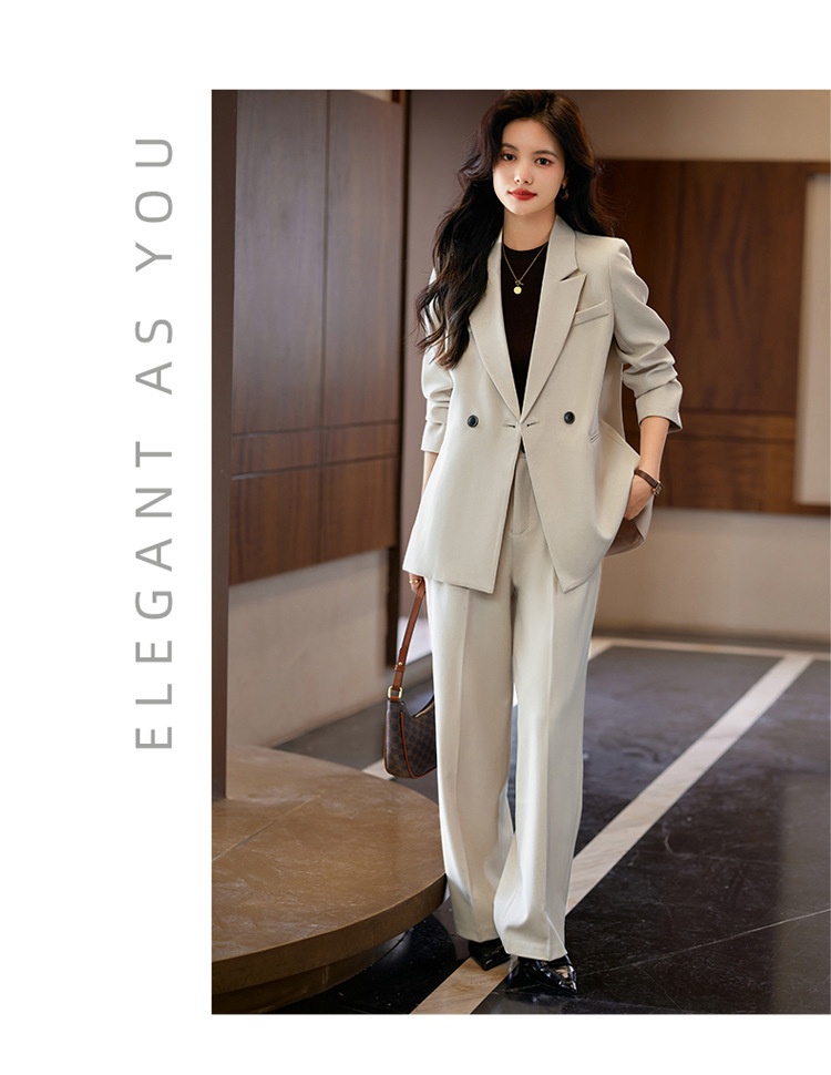 Blazer casual di alta qualità ChicShe per donna Primavera e autunno 2025 Nuovo elegante abito doppiopetto di grandi dimensioni Abbigliamento professionale_voghion.com