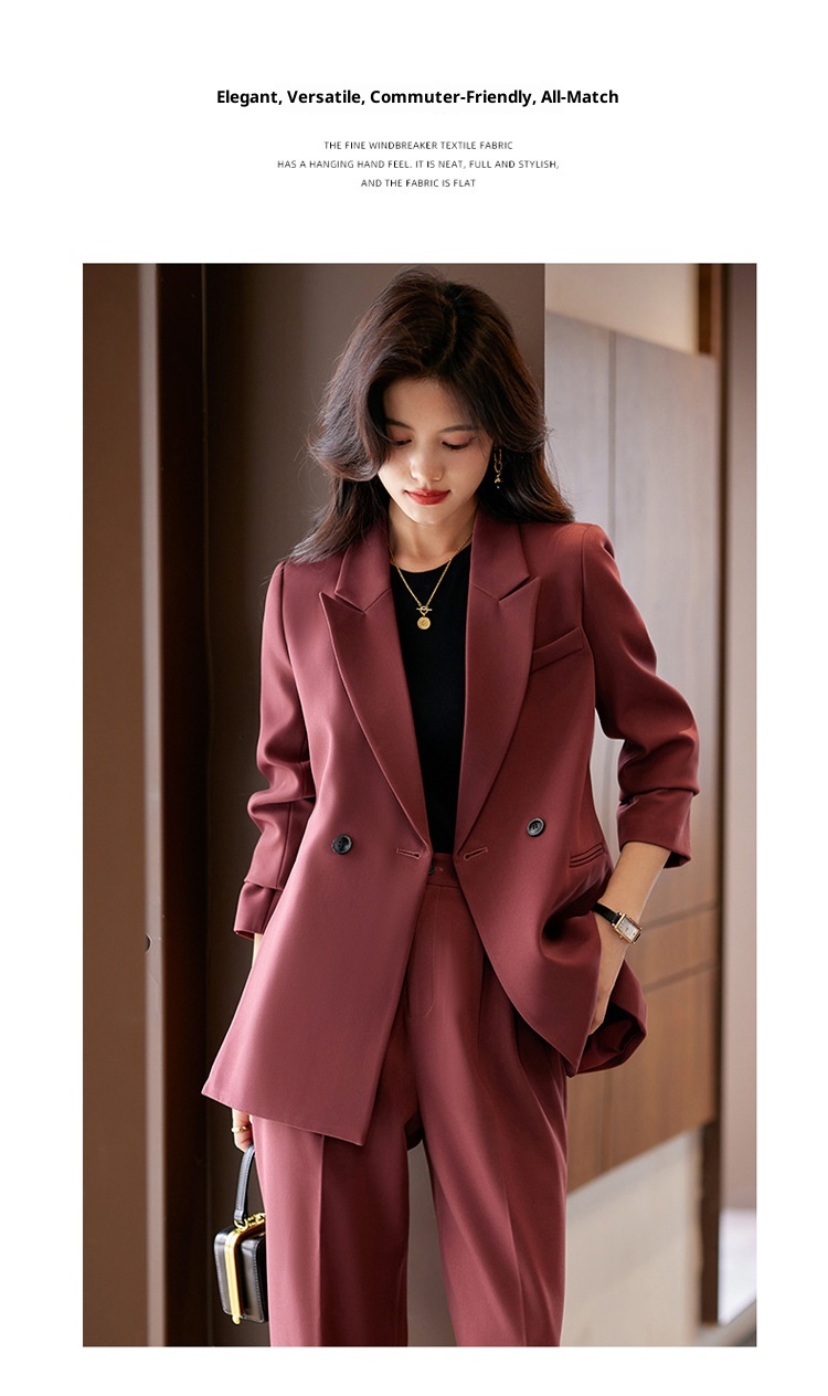 Blazer casual di alta qualità ChicShe per donna Primavera e autunno 2025 Nuovo elegante abito doppiopetto di grandi dimensioni Abbigliamento professionale_voghion.com