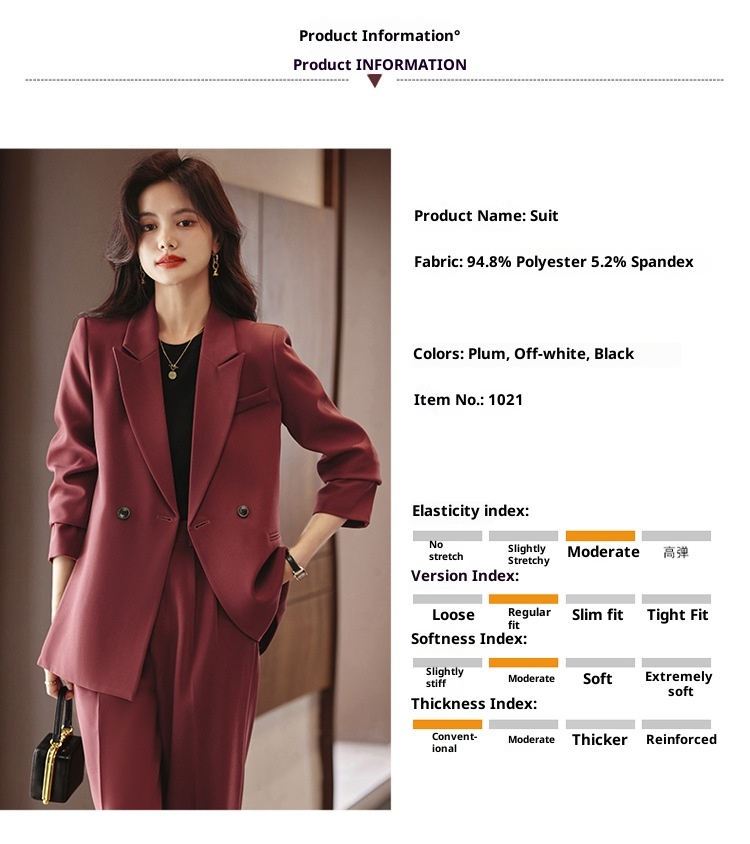 Blazer casual di alta qualità ChicShe per donna Primavera e autunno 2025 Nuovo elegante abito doppiopetto di grandi dimensioni Abbigliamento professionale_voghion.com