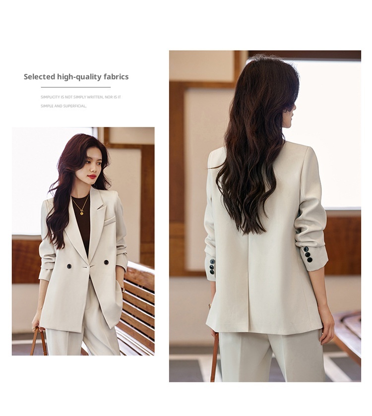 Blazer casual di alta qualità ChicShe per donna Primavera e autunno 2025 Nuovo elegante abito doppiopetto di grandi dimensioni Abbigliamento professionale_voghion.com
