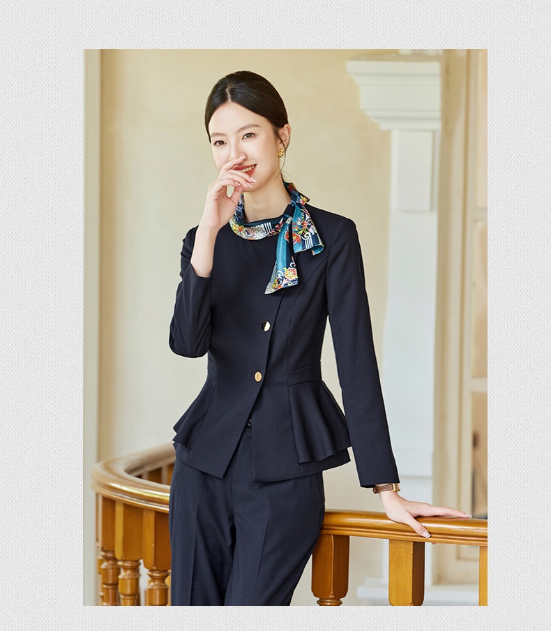 ChicShe all'ingrosso primavera e autunno salone di bellezza hotel reception reception uniforme da lavoro personale di servizio set completo professionale per_voghion.com