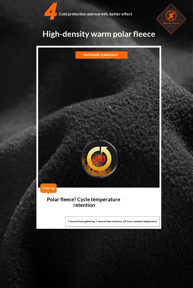 boy Boy Robo Outdoor 3-in-1 For Men And Women, Couple's Large Size Hiking Suit With Fleece, Warm Three-Piece Set Jacket_voghion.com