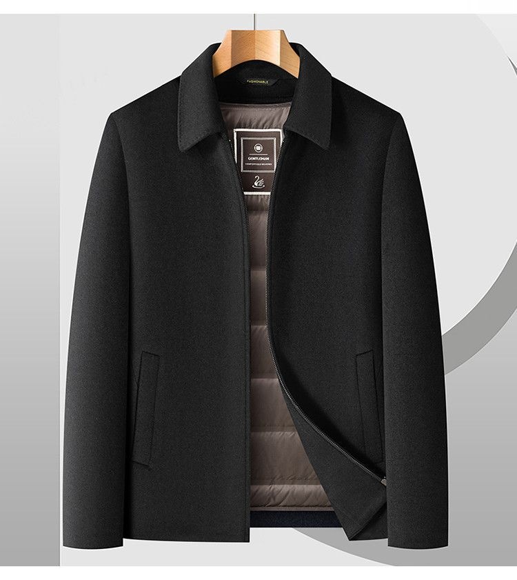 boy Boy Autumn Winter New Men's Clothing Turn-down Collar Double-sided Wool Coat With Detachable Inner Liner Warm Woolen Jacket_voghion.com