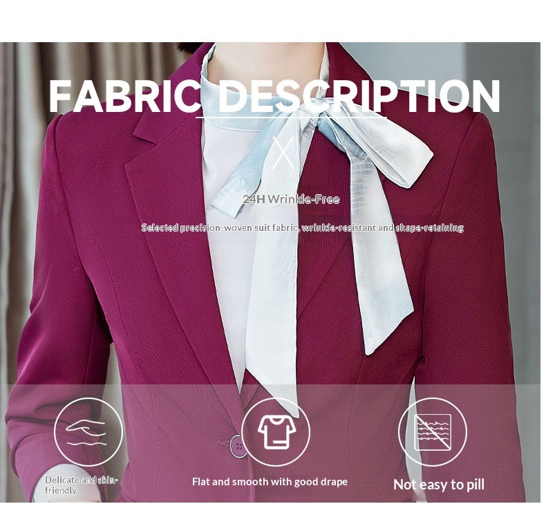 ChicShe High-end Plus Size Professional Women's Small Blazer Vest Suit Three-piece Set Medical Beauty Interview Formal Wear_voghion.com