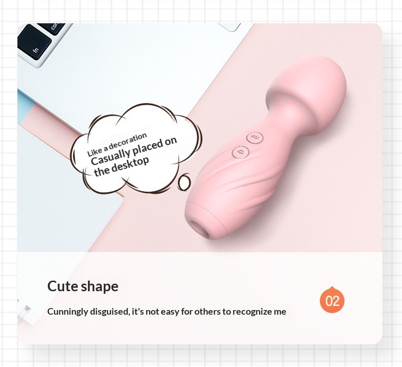 Eros Lab Sucking Mini Female Massage Masturbator AV Stick Adult Sex Products Vibrator_voghion.com