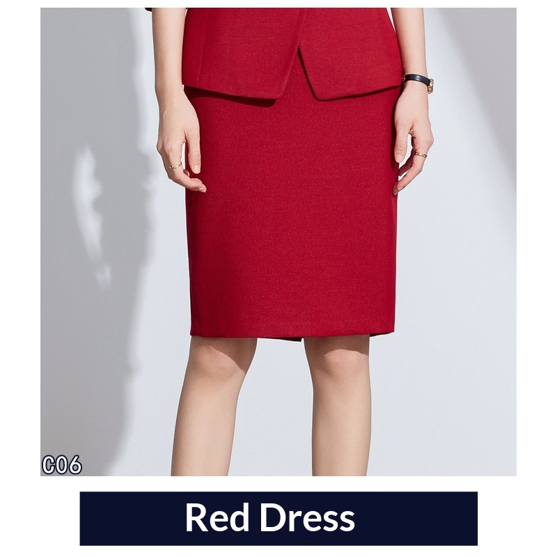 ChicShe Red Long Sleeve Blazer Women's Vest Pants Three-Piece Set Autumn Winter New Professional Fashion High-End Feel_voghion.com