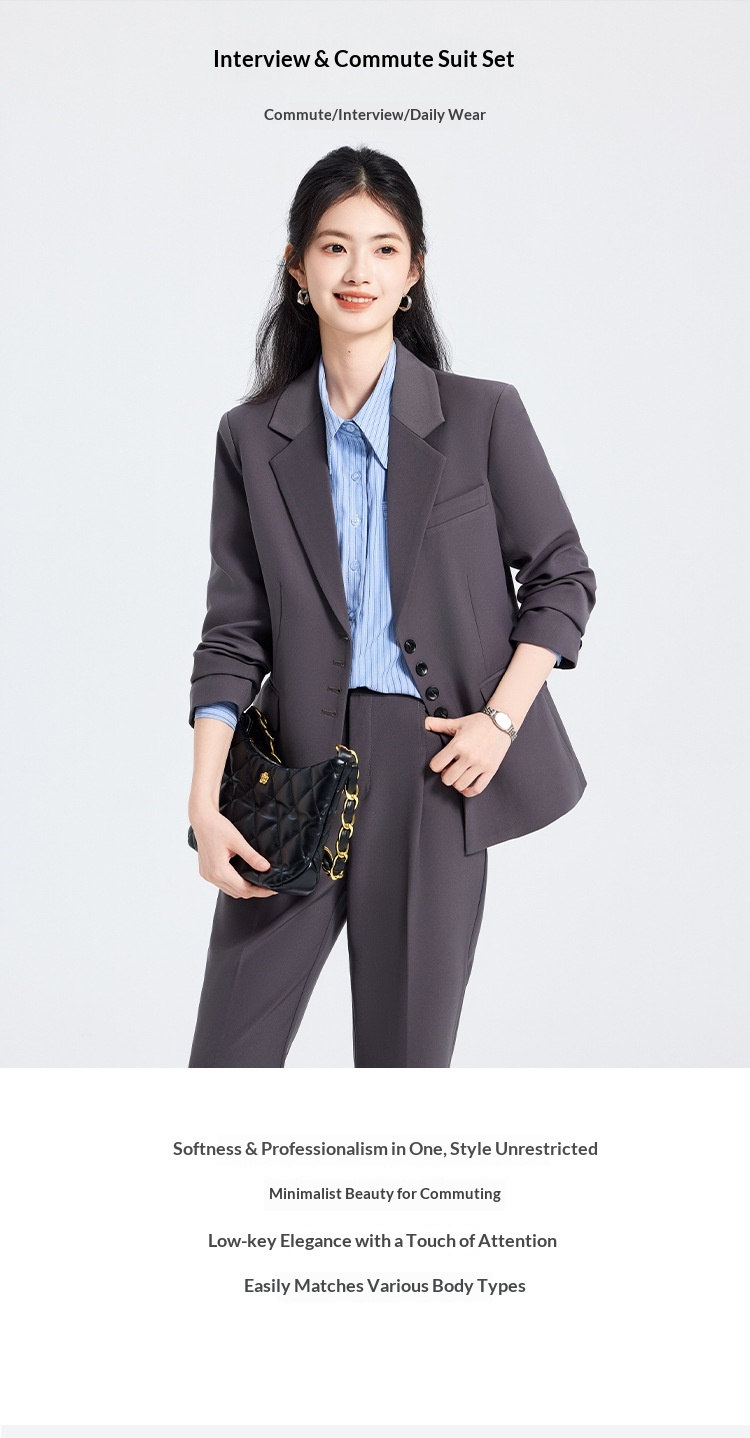 ChicShe Professional Overalls For Female Preschool Teachers, Office, School, Company Salespersons, Exhibitions, Law Firm_voghion.com