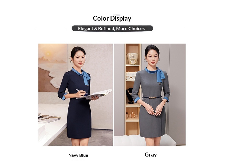 ChicShe Professional Dress For Woen Autun Front Desk Reception Workwear Beautician High-end Club Sales Custoer Service_voghion.com