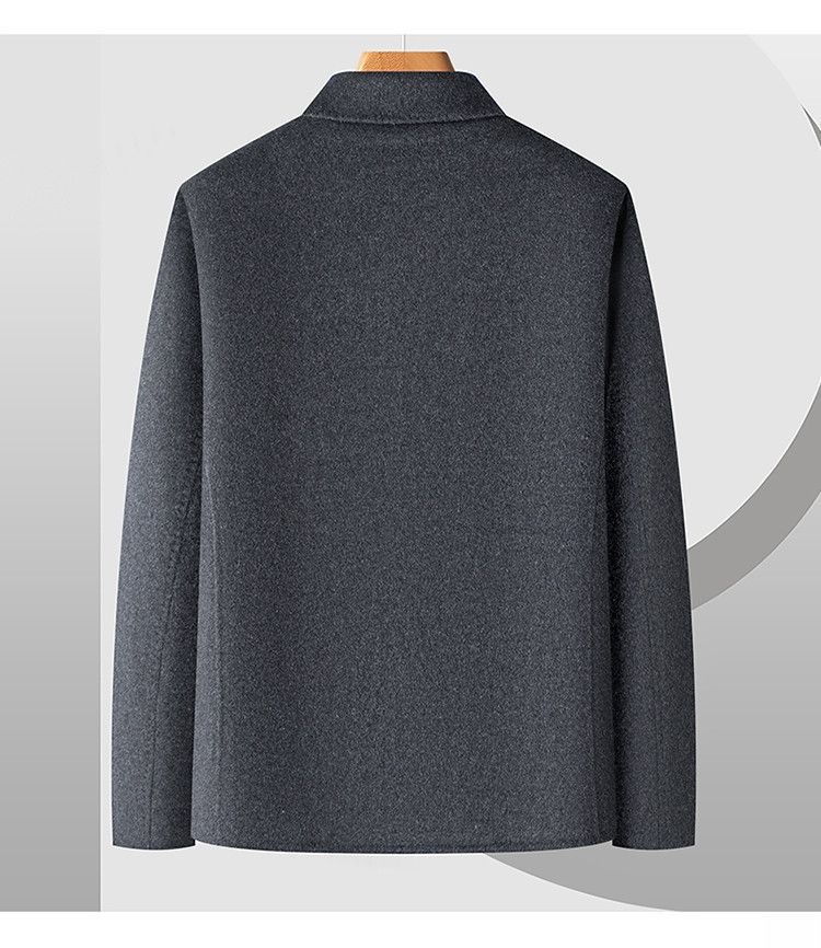 boy Boy Autumn Winter New Men's Clothing Turn-down Collar Double-sided Wool Coat With Detachable Inner Liner Warm Woolen Jacket_voghion.com