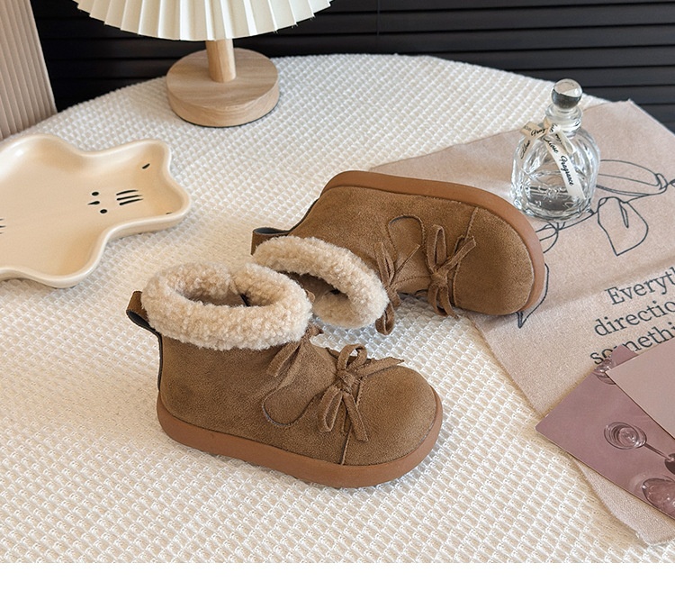 ShoeGlobe Short 2025 Inverno Novità per Bambini Ragazze Caldo Cotone Stivaletti Principessa Scarpe_voghion.com