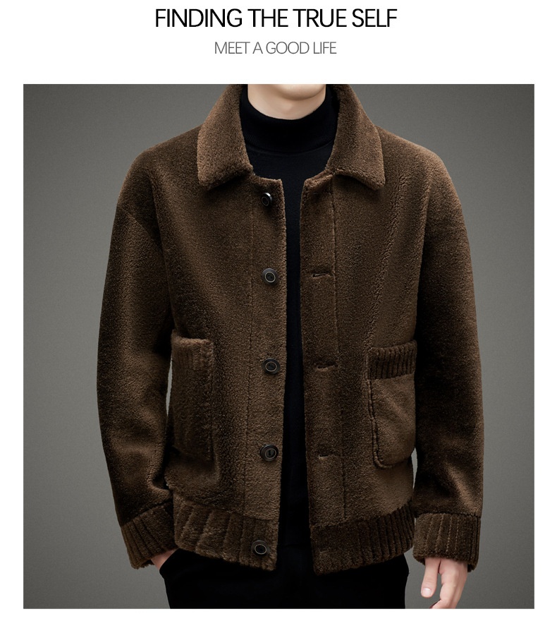 boy Boy Granular Fleece Men's Wool 2022 Winter Wear For Young And Middle-aged Casual Reversible Jacket Loose Fur Coat_voghion.com