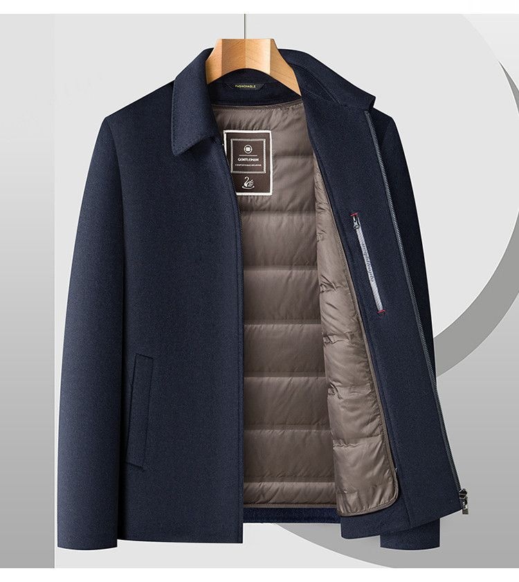 boy Boy Autumn Winter New Men's Clothing Turn-down Collar Double-sided Wool Coat With Detachable Inner Liner Warm Woolen Jacket_voghion.com