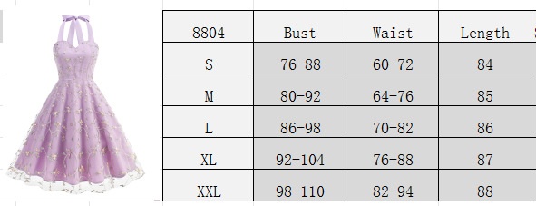 ChicShe Abito da donna elegante con ricamo in rete e spalline senza maniche, stile transfrontaliero europeo e americano per il commercio estero_voghion.com