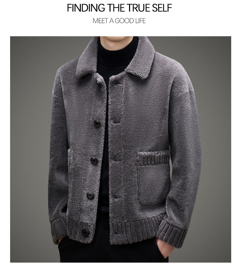 boy Boy Granular Fleece Men's Wool 2022 Winter Wear For Young And Middle-aged Casual Reversible Jacket Loose Fur Coat_voghion.com