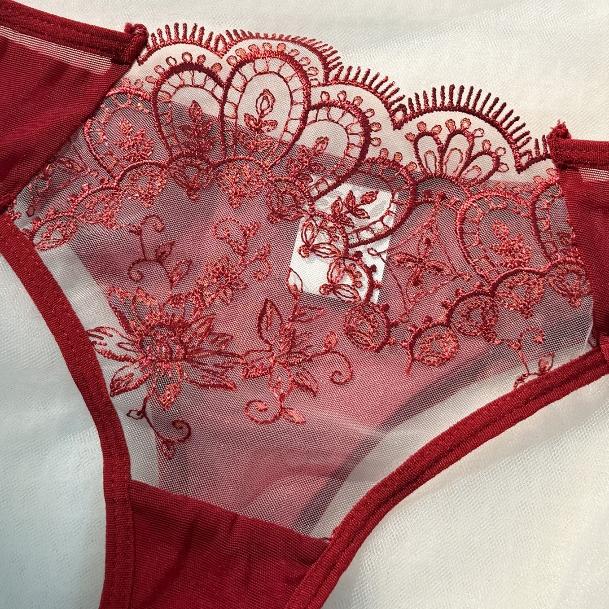 Eros Lab Foreign Trade Source Paar Spaß Transparentes Netz Stickerei Dreipunkt Stil Sexy Dessous Set 57_voghion.com