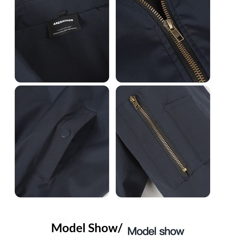 boy Boy ARES American Retro Autumn New Cleanfit Pilot Collar Jacket Men's Short Trendy Brand Versatile Coat_voghion.com