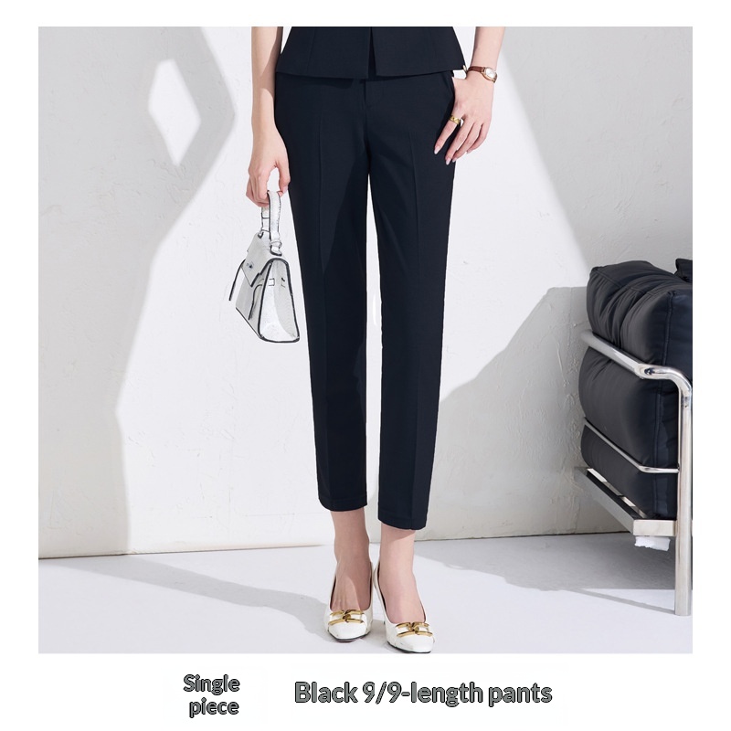 ChicShe Three-quarter Sleeve Small Collar Jacket Women Pants Dress Spring Summer Autumn Two-piece Suit High-end Fashionable_voghion.com