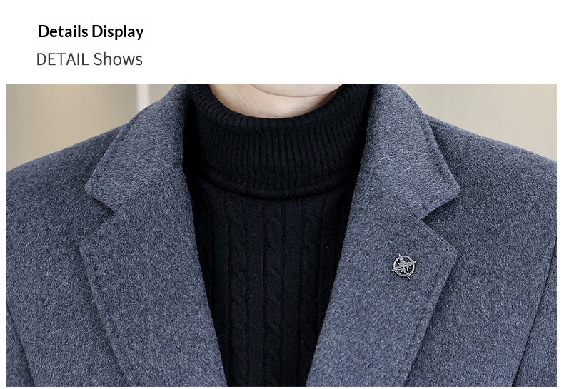 boy Boy Klonti - Autumn Winter Mid-Length Men's Wool With Turn-Down Collar Trench Coat D6609-p135_voghion.com