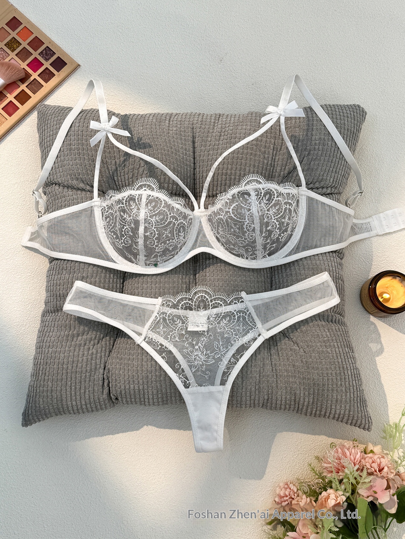 Eros Lab Foreign Trade Source Paar Spaß Transparentes Netz Stickerei Dreipunkt Stil Sexy Dessous Set 57_voghion.com