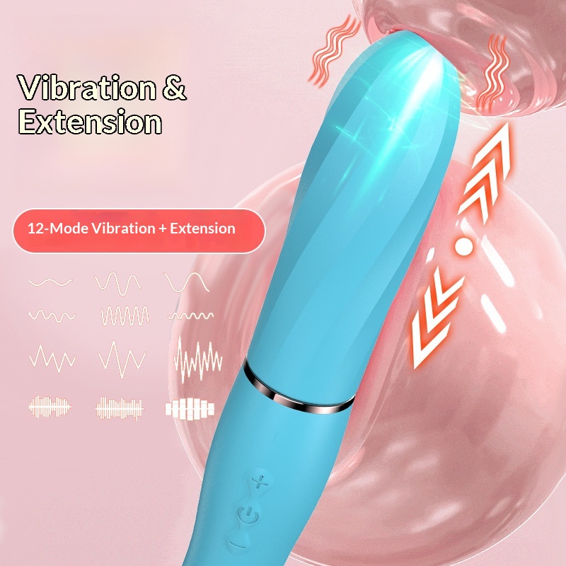 Eros Lab Sex Toys For Women, Cleanable Vibrator, Masturbation, Telescopic Adult Female Masturbation Toys, Vibrating Wand_voghion.com