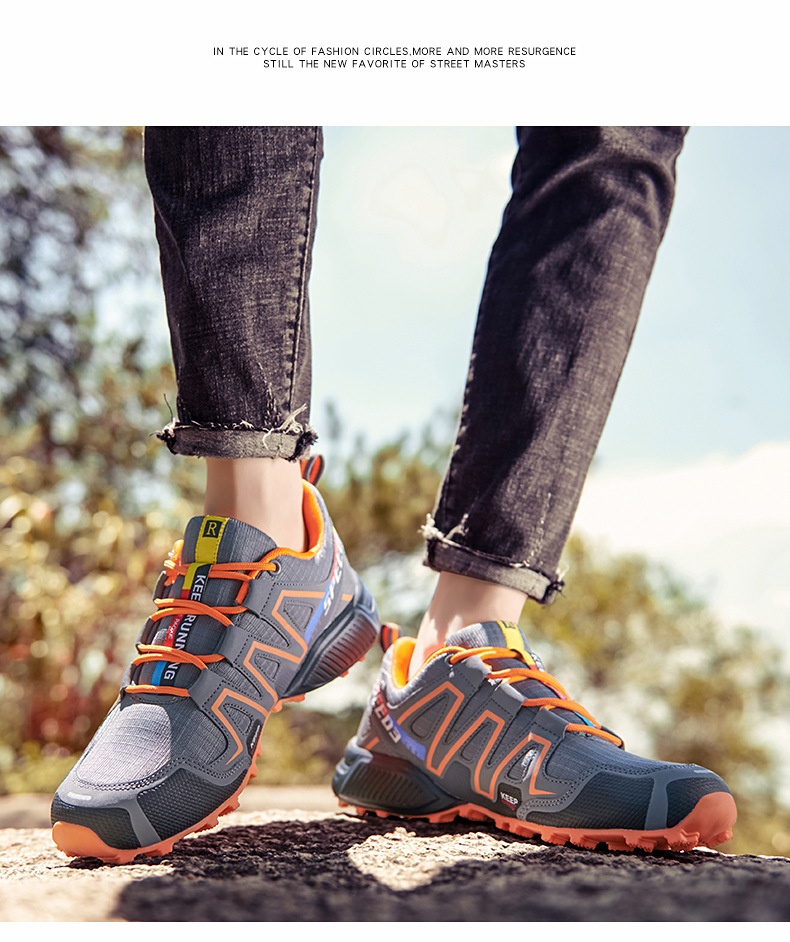Buty trekkingowe męskie Glide w sprzedaży bezpośredniej w fabryce, klasyczne, outdoorowe, rozmiar 47, do biegania w terenie, SPEEDC 3_voghion.com