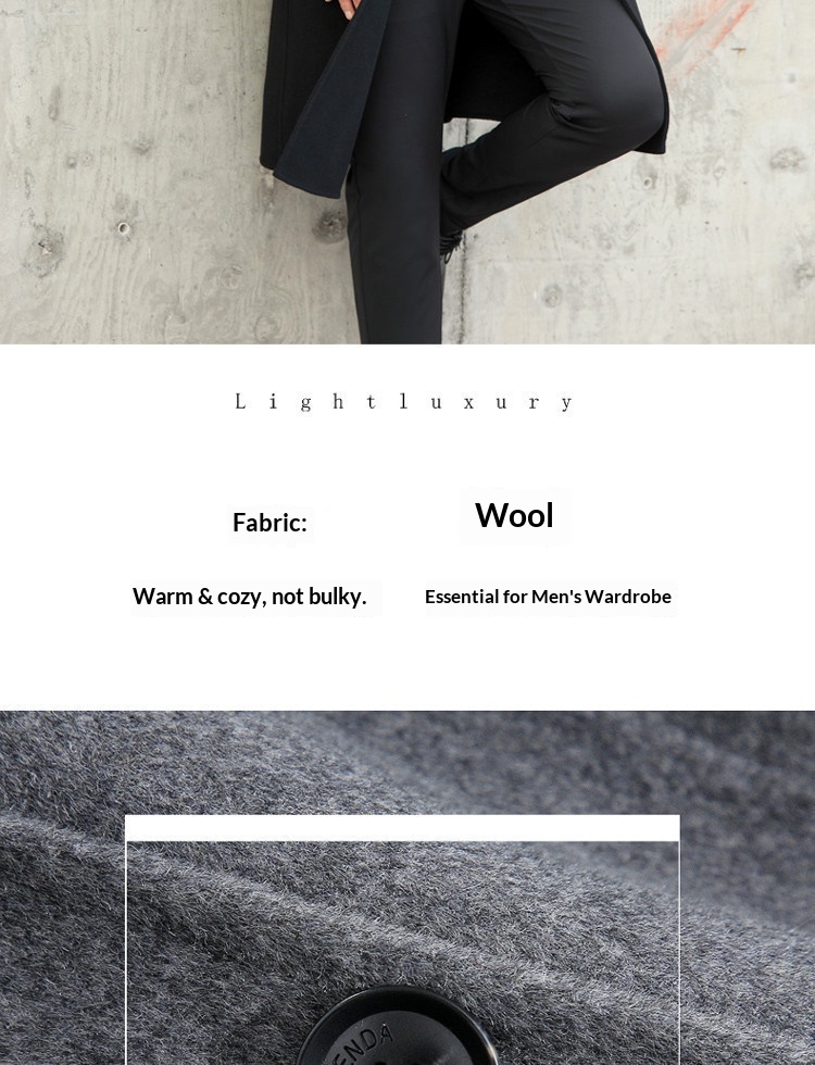 boy Boy Boy Autumn Winter New Double-Sided Cashmere Men's Mid-Length Pure Wool Trench Coat Trendy Business Versatile Jacket_voghion.com