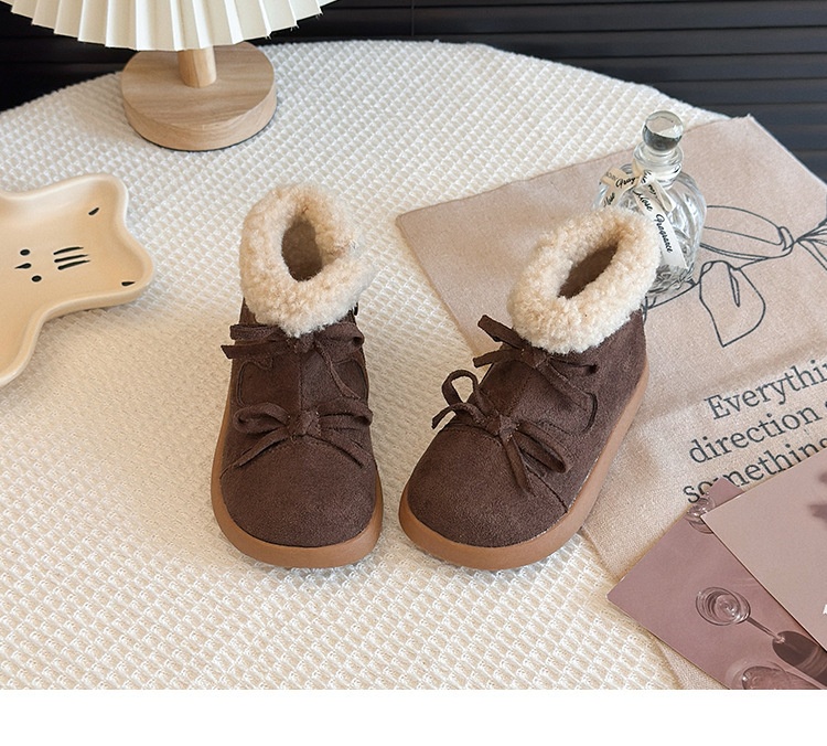 ShoeGlobe Short 2025 Inverno Novità per Bambini Ragazze Caldo Cotone Stivaletti Principessa Scarpe_voghion.com