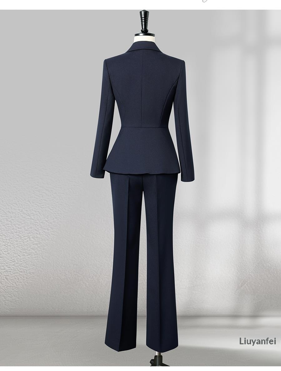 ChicShe Professional Suit Set Women, Commuting Fashion, Elegant Waist-Cinching, Suitable For Jewelry Store And Hotel Manager,_voghion.com