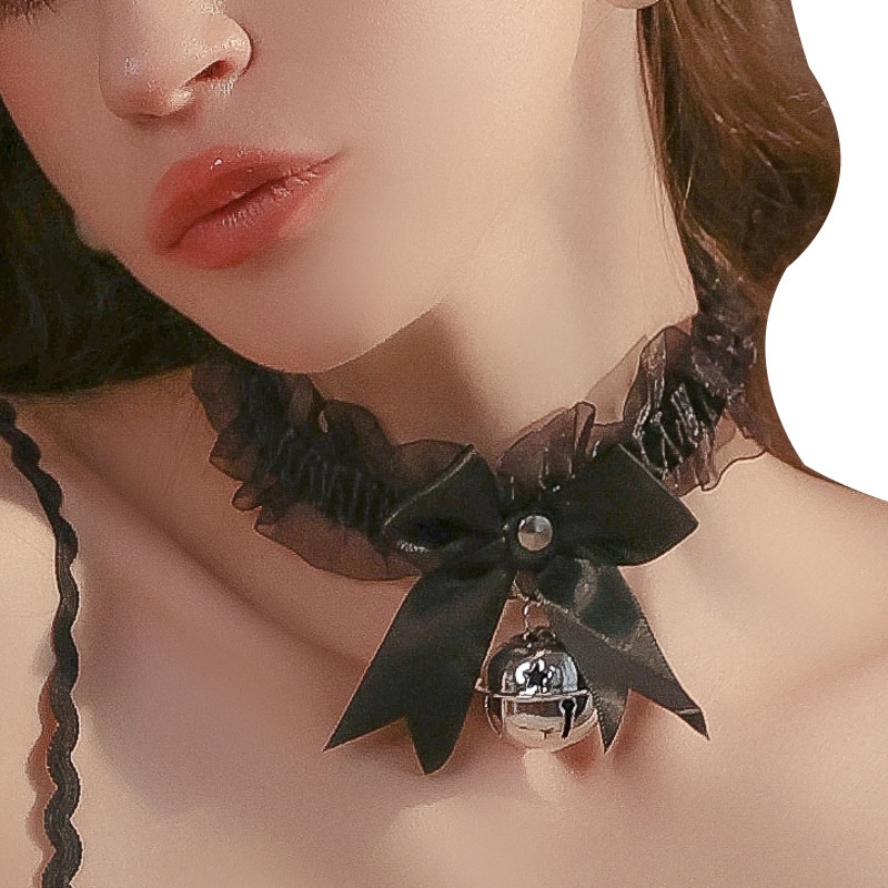 Eros Lab Guiruo - Lencería sexy, tentación apasionada, juguetona, con lazo y cuello de campana, accesorios para mujer, conjunto P21_voghion.com