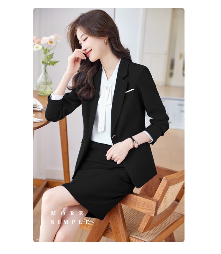 ChicShe Autumn Winter College Student Interview Professional Fashion Elegant Blazer Women's Suit Formal Workwear_voghion.com