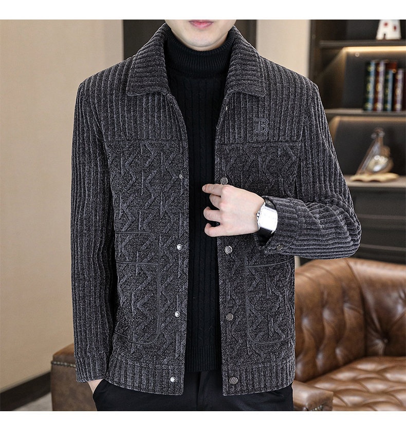 boy Boy Boy Casual Short Thickened Autumn Winter Fleece Trendy Wool Coat Men's Jacket Korean Style New In Stock_voghion.com