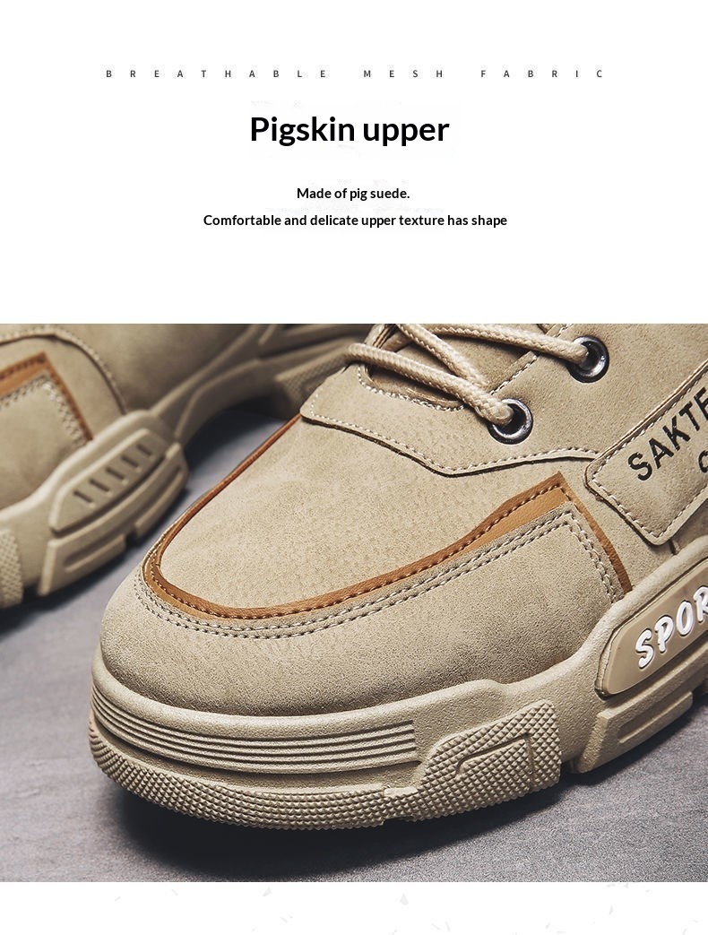 Glide Martin Winter Work High-top Men's Cotton Shoes With Fleece Warm Waterproof Non-slip Northeast Snow Boots Men_voghion.com