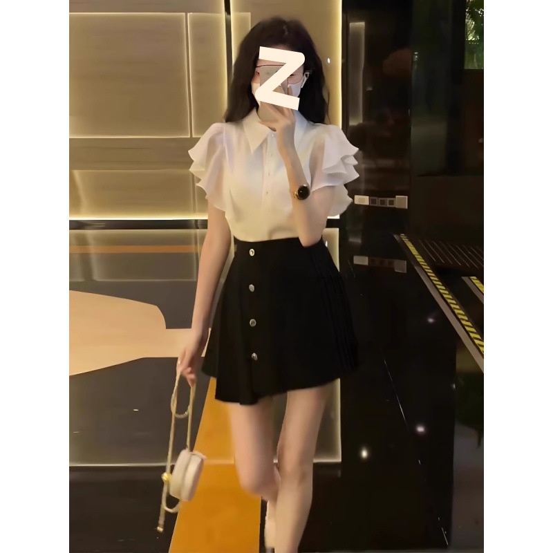 ChicShe High-End Egant Korean Salt Sty Outfit Mature JK Uniform Dress Two-Piece Set For Women Summer Straight Hair Direct_voghion.com