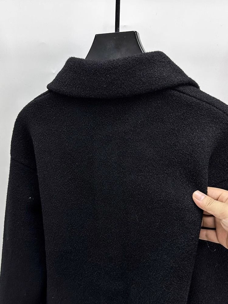 boy Boy Boy Jacket Coat Men's Turn-Down Collar Short Casual Woolen Autumn Winter Thickened Trendy Outerwear Factory Direct Sale_voghion.com