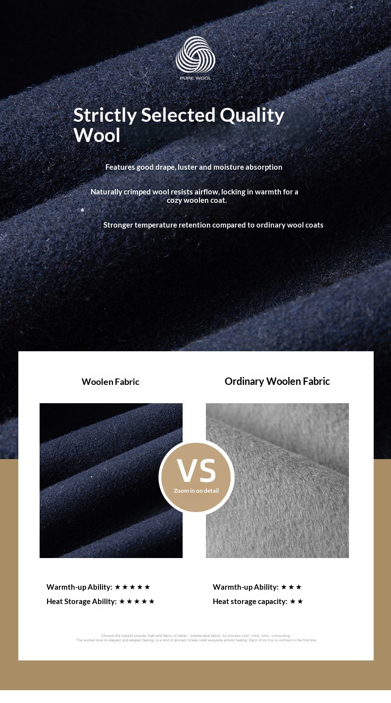 boy Boy Boy Autumn Winter Business Fashion Double Collar Cold-Resistant Woolen Men's Jacket Cross-Border Wool Coat Men_voghion.com