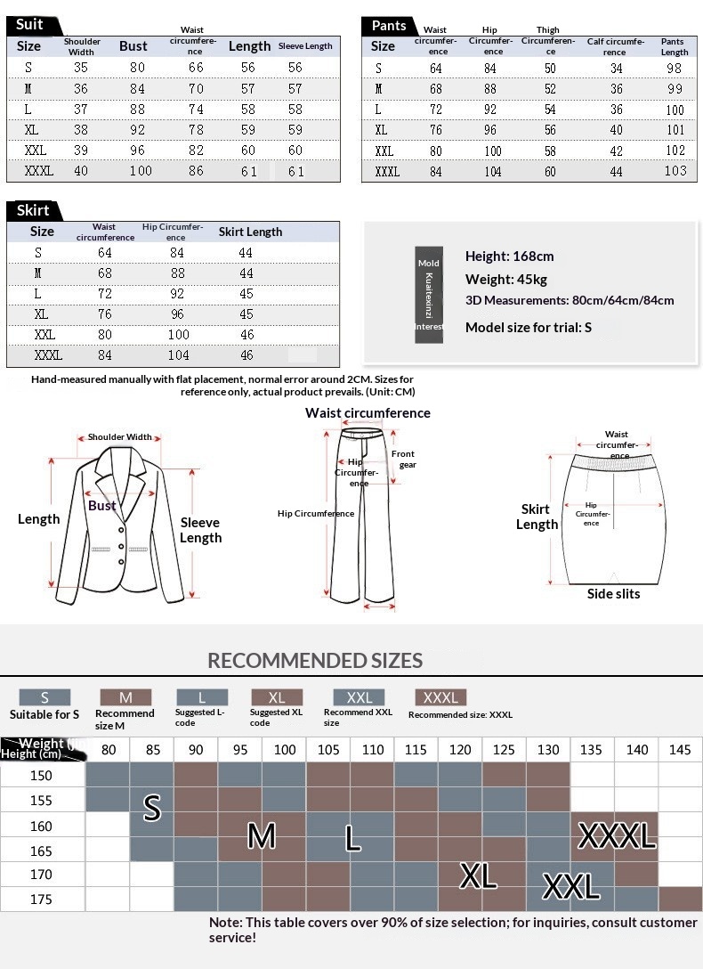 ChicShe Professional Suit Set For Women Hotel Front Desk Manager Workwear Autumn Winter Elegant Civil Servant Formal Small_voghion.com