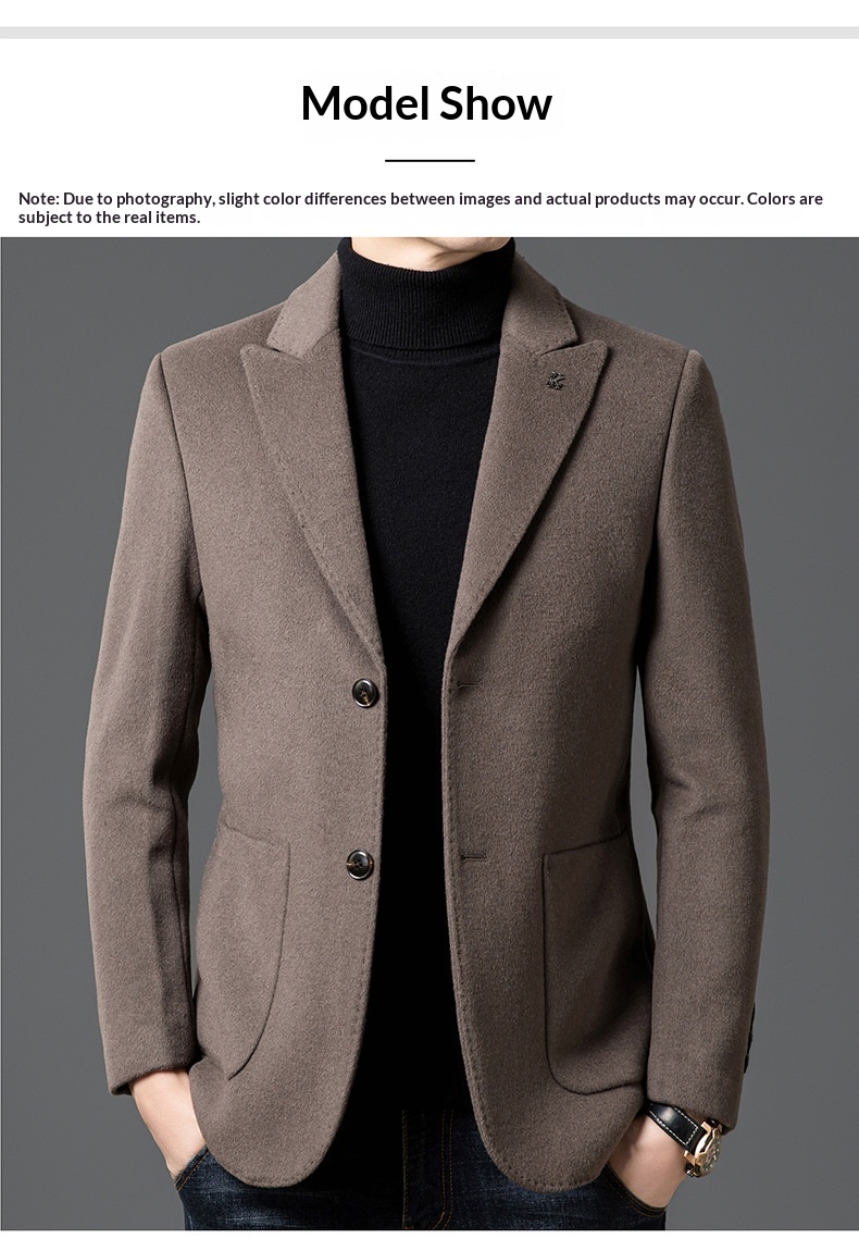 boy Boy Boy Winter New Men's Goose Down Liner Coat With Suit Collar, Trendy Loose Fit For Middle-aged And Young Men, Thickened_voghion.com