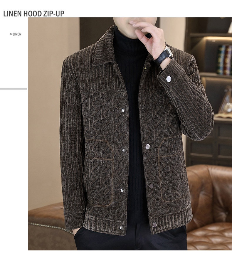 boy Boy Boy Casual Short Thickened Autumn Winter Fleece Trendy Wool Coat Men's Jacket Korean Style New In Stock_voghion.com