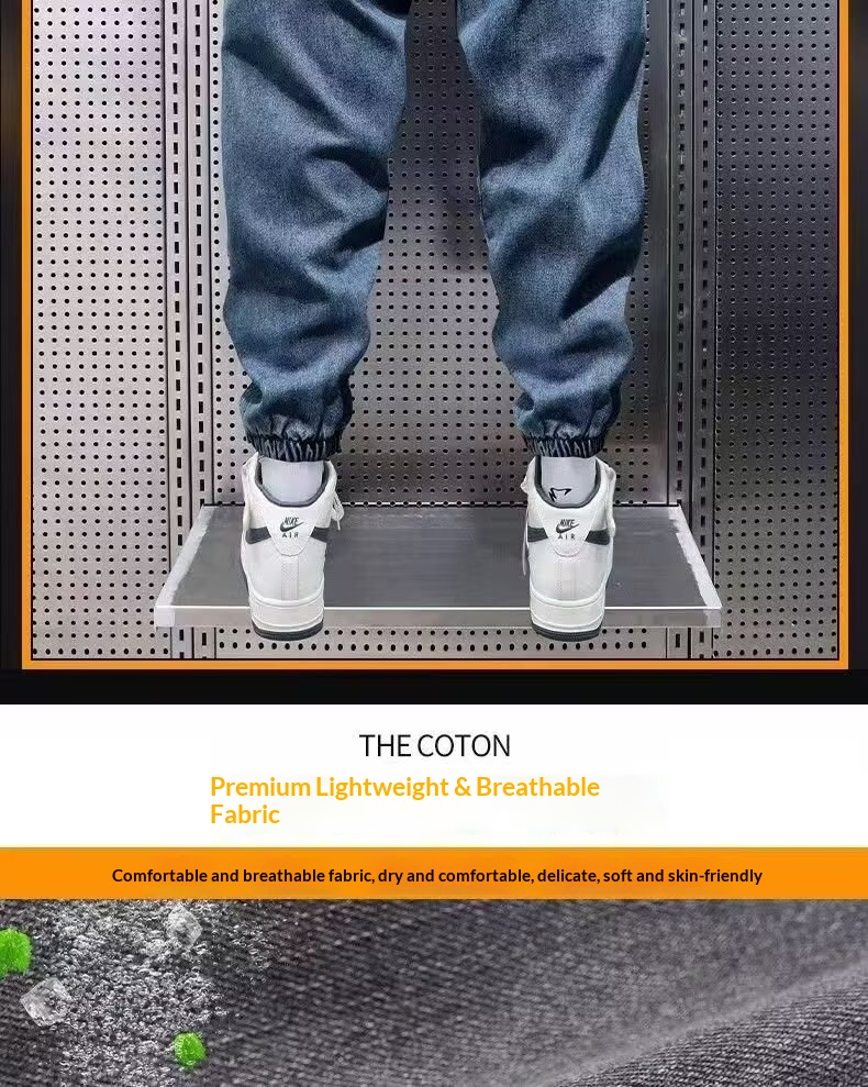 boy Boy Boy Cross-Border Foreign Trade Spring And Autumn Jeans Men's Brand Casual Jogger Loose Versatile Trendy Harem Pants_voghion.com